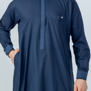 Qamis Al Noor bleu marine R23
