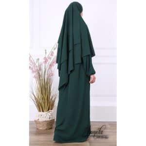 Khimar 2 voiles - Microfibre Royal - Jamila - KH2V